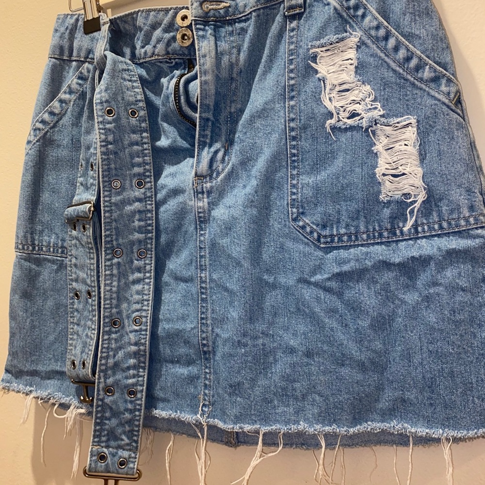 jean skirt